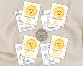 Baby Shower Activity, Baby Shower Keepsake, Baby First ABC Book, Baby First 123 Book, Baby First Book Of Colors, Baby First Book Of Shapes