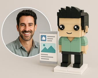 Anpassad tegelfigur – Personlig present till chef för sociala medier