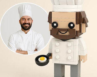 Anpassad kockfigur i tegel – Personlig kulinarisk present