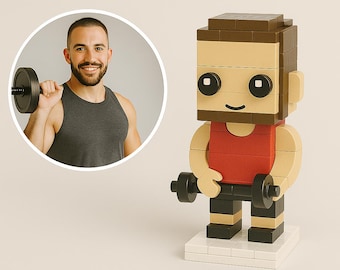 Anpassad CrossFit-tegelfigur • Personlig fitnesspresent