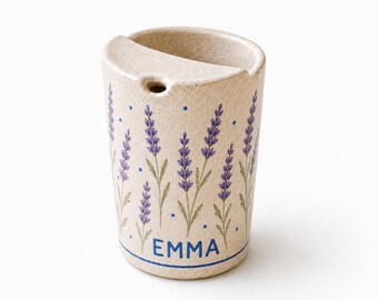 Title: Personalized Flower Mug with Name, Custom Floral Coffee Cup, Birth Flower Mug, Botanical Gift for Her, Mom or Flower Lover