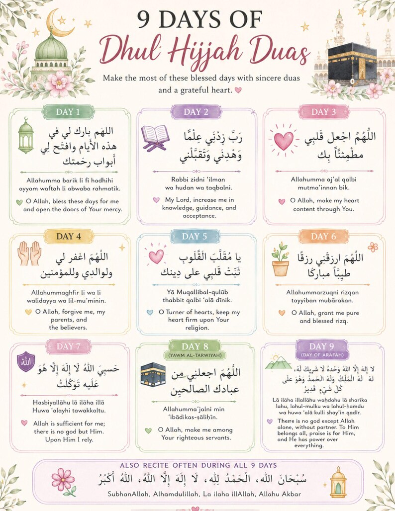 Dhul Hijjah Kids Activity Book | Islamic Printable Learning (PDF ...