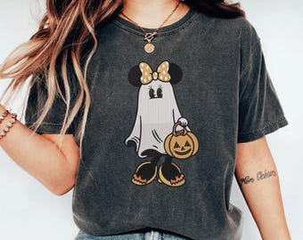 Cute Ghost Mouse Embroidery Design, Halloween Machine Digital File, Spooky Bow Pumpkin Pattern, Trendy Fall (instant Download)