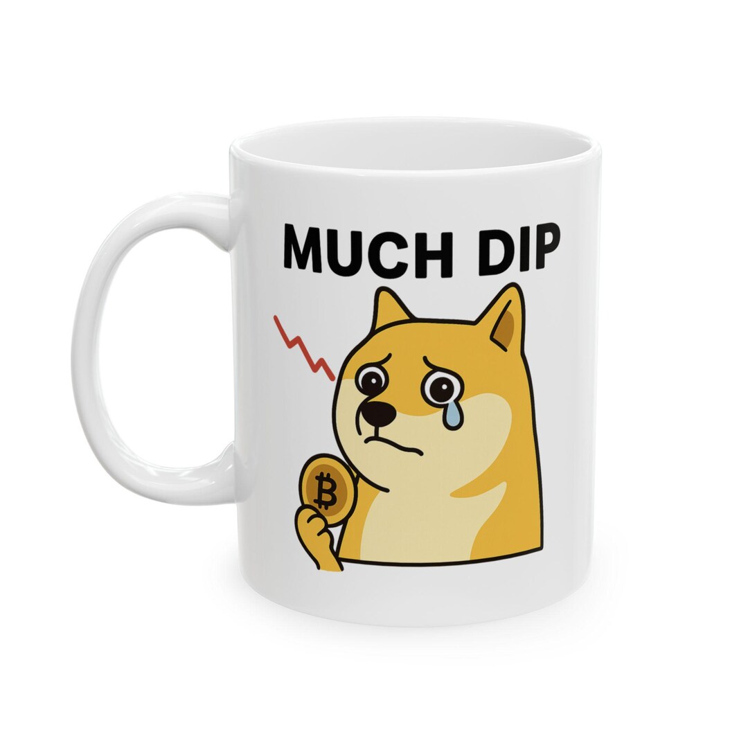 Doge Coin Crying Mug – Funny Crypto Meme Cup - Etsy