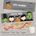 Halloween Party Favors Printable, Halloween Treat Bag Topper, Trick or ...