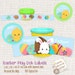 heatherchase7 reviewed Easter Bunny Labels, Easter Basket Party Favors,  labels fit Play Doh® cans. Easter printable, basket stuffers, non-candy treats for kids