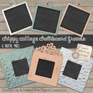 Molduras de quadro digital, Shabby Chic Cottage tage chippy coral, hortelã, decoração de praia rosa, para casamentos, cartões, etiquetas, álbuns de recortes, cartões de fotos