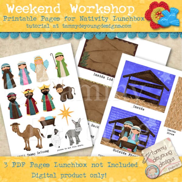 Nativity Printable - Etsy