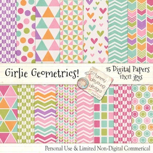 Digital Paper Patterns Backgrounds Scrapbooking stars Patterns Nursery decor planner diy easter cards Baby Shower Pastel Color Glitter