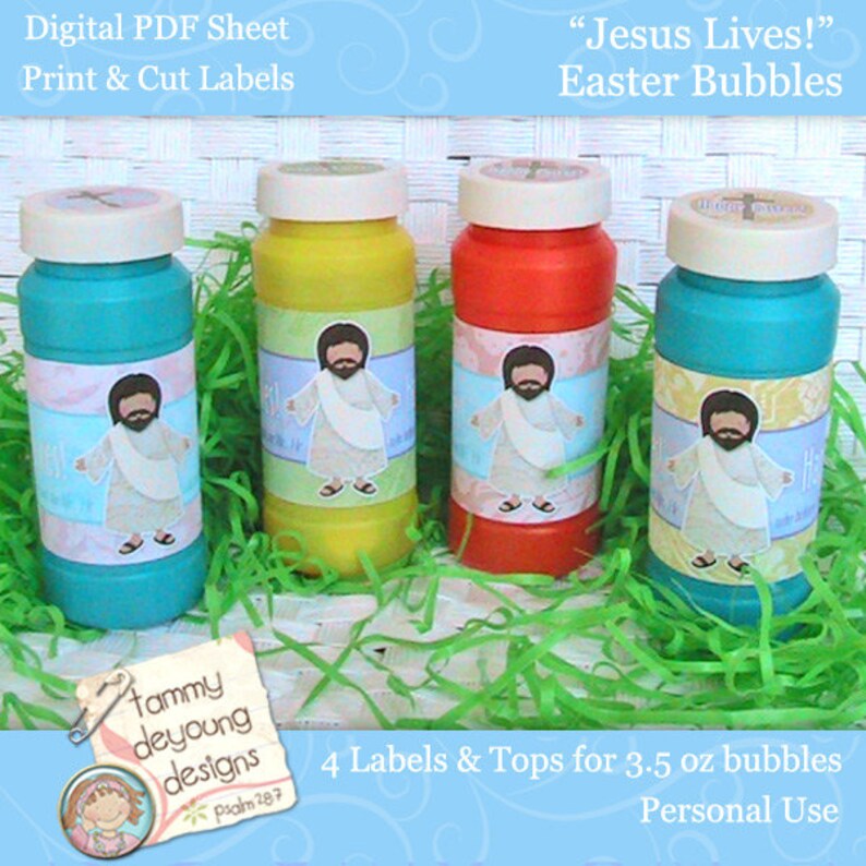 Easter Party Favors Religious Easter printables Etsy