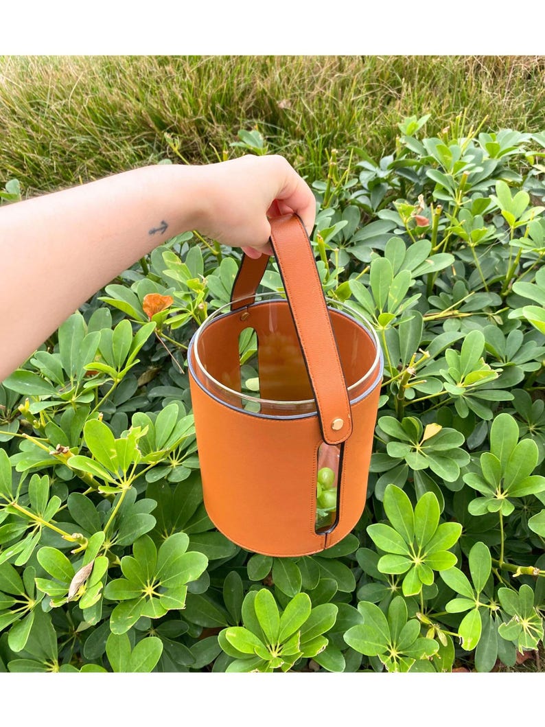 Leather Ice Bucket for Home Bar | Modern Wine Cooler | Bar Accessory | Wine & Champagne Chiller | Barware Decor | Wine Cooler | Bar Decor bild 10