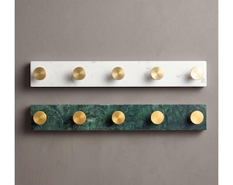 Marble Wall Hook, Coat Rack, Hanging Rack, Entryway Organizer, Coat Hook Rack, Bag Hanger, Hat Rack, Bathroom Hooks,Towel Rack, scarf holder