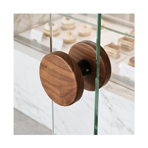 Türgriff aus Holz, Türknauf, rustikaler Türgriff für Cafe, Eingangstürgriff, Türgriff aus Holz, Luxus-Türgriff, Statement-Türgriff