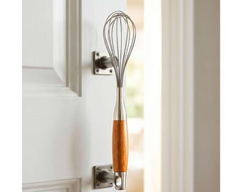 Schneebesen förmigen Türgriff, Bäckerei Türgriff, Bäckerei Türgriff, Eingang Türgriff, Türbeschläge, Bäckerei Dekor, Türgriff Konditorei