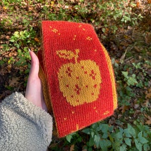 Winter Apples-sjaal - dubbel breipatroon voor een sjaal