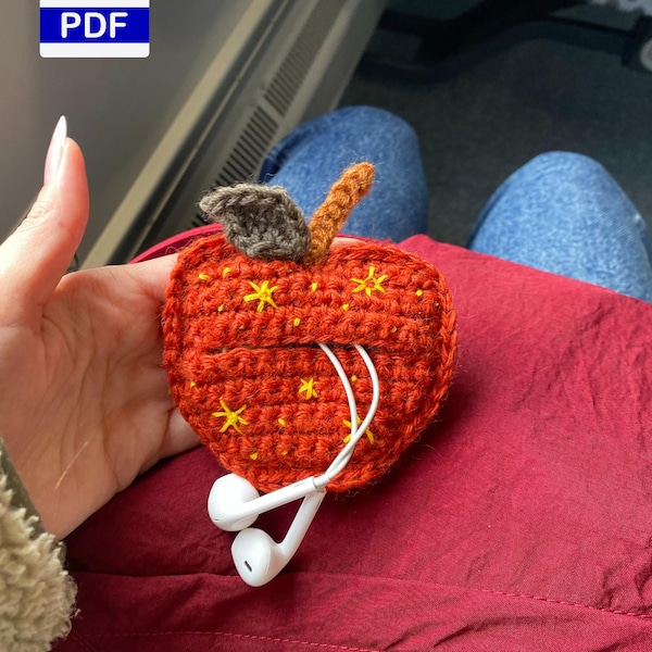Apple Earphone Pouch - Etsy UK