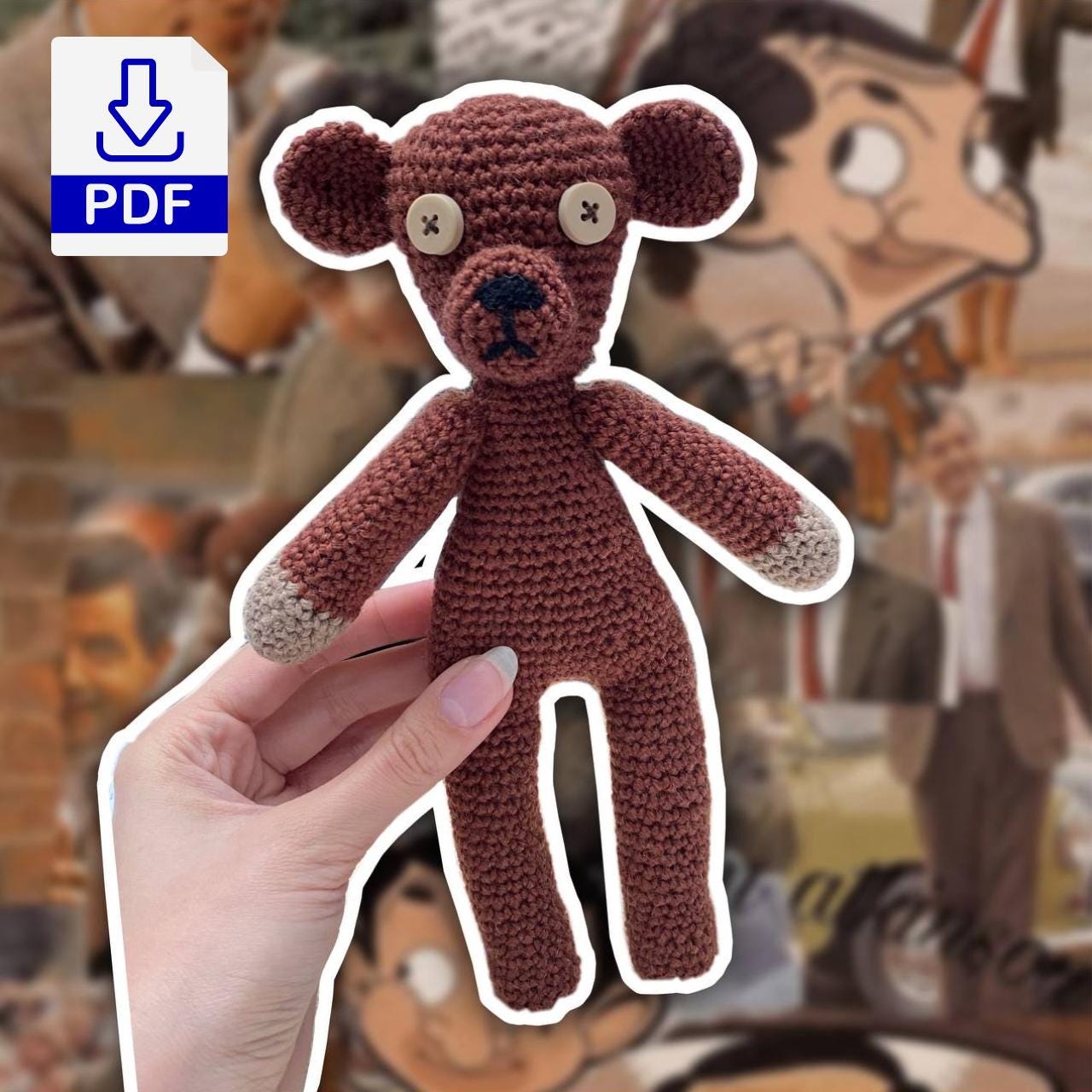 Mr bean teddy bear - Etsy 日本