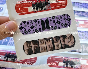 Kpop Arirang Band-Aid Charm Aid Set | Arirang Theme Waterproof Bandaids Decal | Army Fan Gift | Arirang Concert Accessory