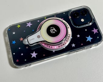 TWICE AirPodsケース：Kpopファンメイドグッズ - ネイビーまたは