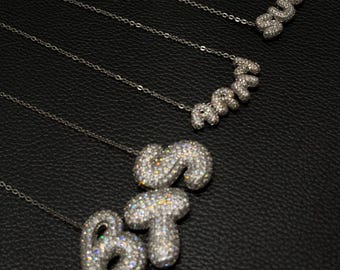 Kpop Bias Letter Necklace Custom| Kpop Bias Jewelry | Kpop Accessories Gift| Army Gift| SKZ Gift| ATINY Gift
