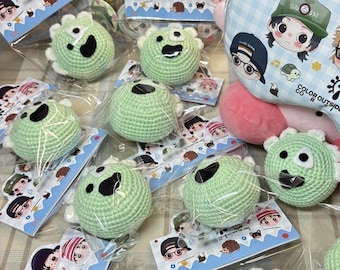 Corti5 Ball Handmade Crochet Keychain |Kpop Keychain |Bag Charm Gift for Kpop Fan |Martin James Juhoon Seonghyeon Keonho