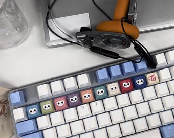 Twice Lovely Inspired Keycap Set | Twice Fidget Keychain | Twice Keyboard | Once merch birthday gift
