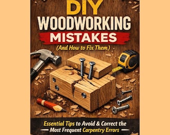 Common DIY Woodworking Mistakes PDF | Beginner Carpentry Guide to Fix Errors