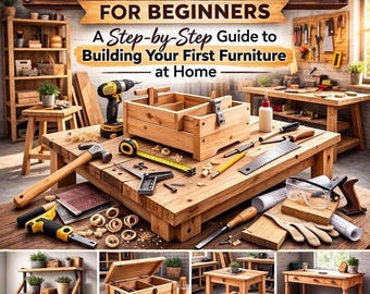 DIY Woodworking for Beginners a step by step guide to building your first furniture at home