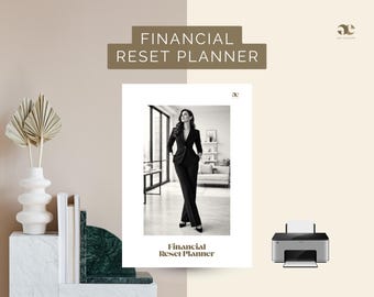Financial Reset Planner, Budget, Debt, Savings & Investment System, Money Reset Workbook