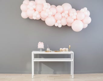 Pastel Pink Balloon Arch Kit, DIY Garland, Baby Shower, Birthday Backdrop