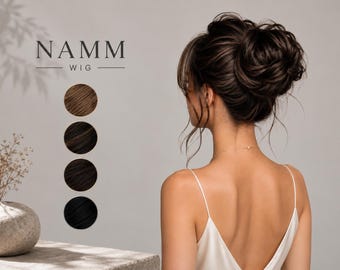 Messy Hair Scrunchie Extension Volumizing Hair Bun Wrap Synthetic Hairpiece 4 Clor