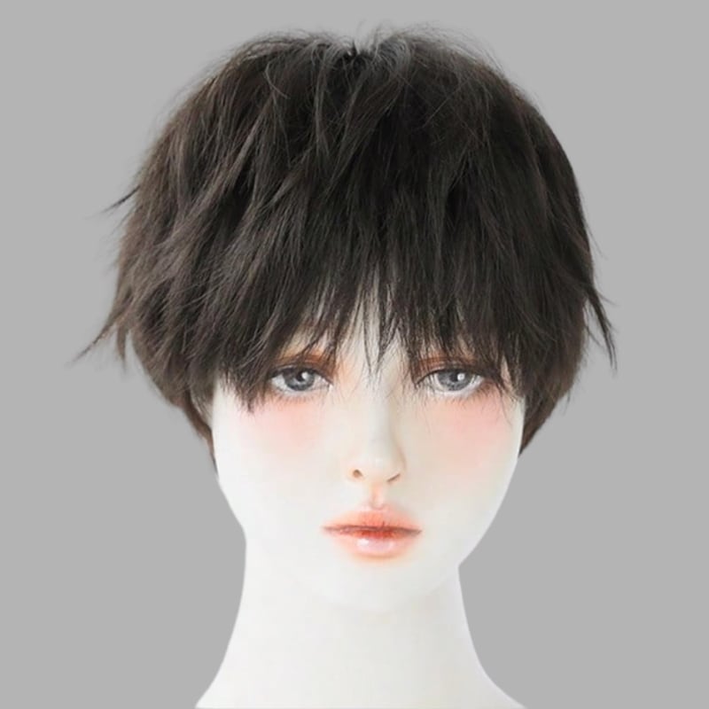 Brown Wig Pixie Cut - Etsy
