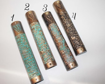 Mezuzá de resina: decoración judía para el hogar hecha a mano