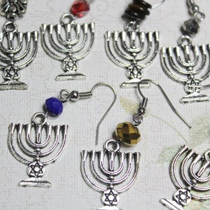 Handgemachte Menora Ohrringe:schmuck