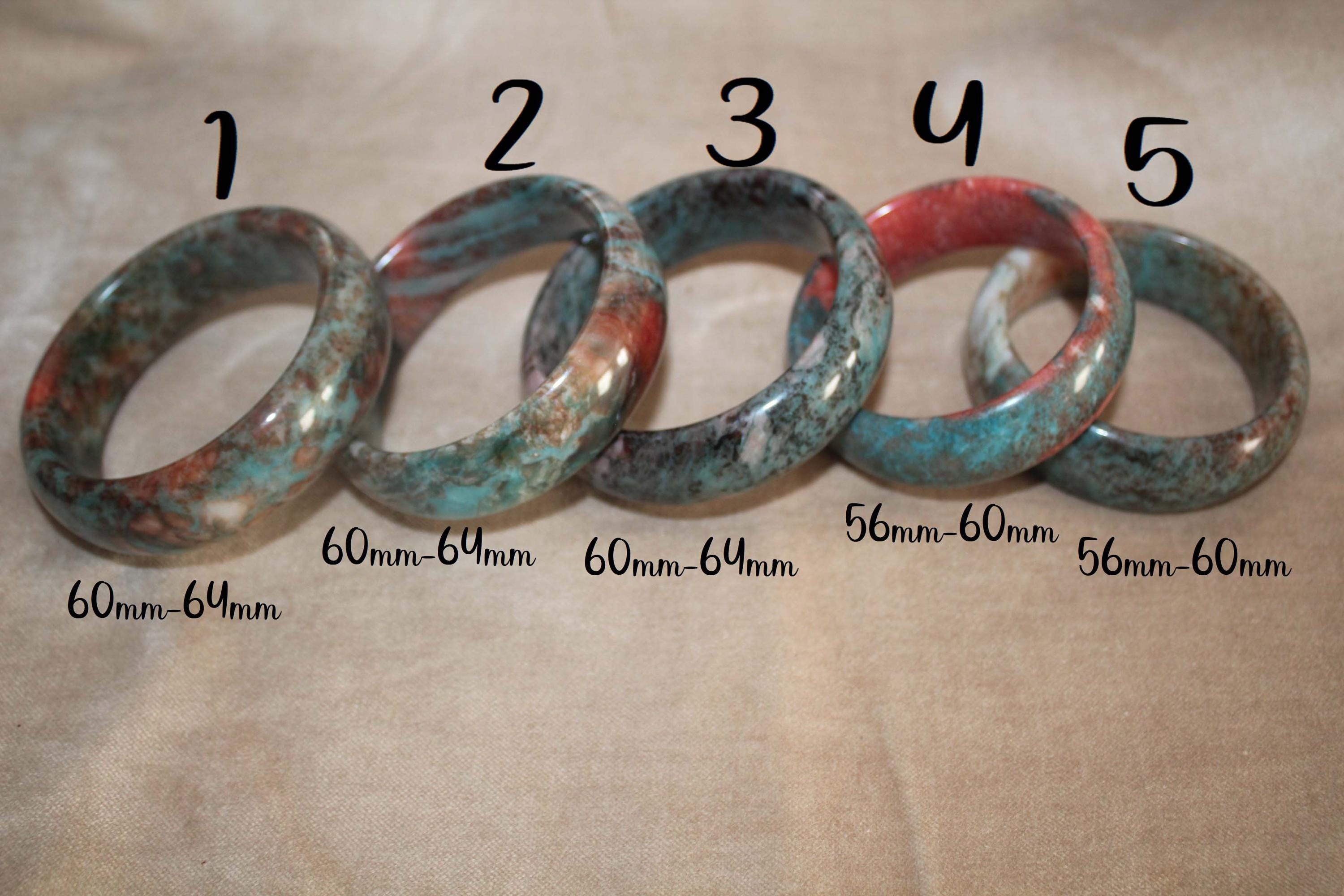 Natural Turquoise Bangle Bracelet: Stone & Jade, Wide Bracelet - Etsy