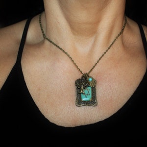 Hamsa necklace, Chai necklace, tree of life charm, star of david charm, Hebrew charm necklace, Judaica jewelry, tree of life necklace