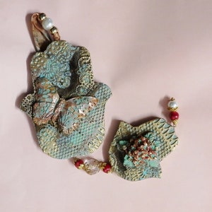 Patina Hamsa Wall Hanging: Handmade Evil Eye Charm Decor
