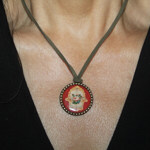 Collier Hamsa, collier de charme Hamsa, collier d’yeux maléfiques