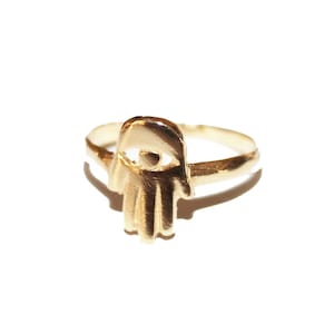 Hamsa ring, gold hamsa ring, Gold filled Hamsa ring, evil eye ring, gold ring