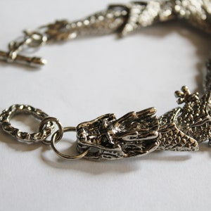 Dragon Bracelet,Chinese Miao Silver dragon bracelet, silver bracelet,Chinese dragon bracelet,silver dragon bracelet,unisex dragon bracelet