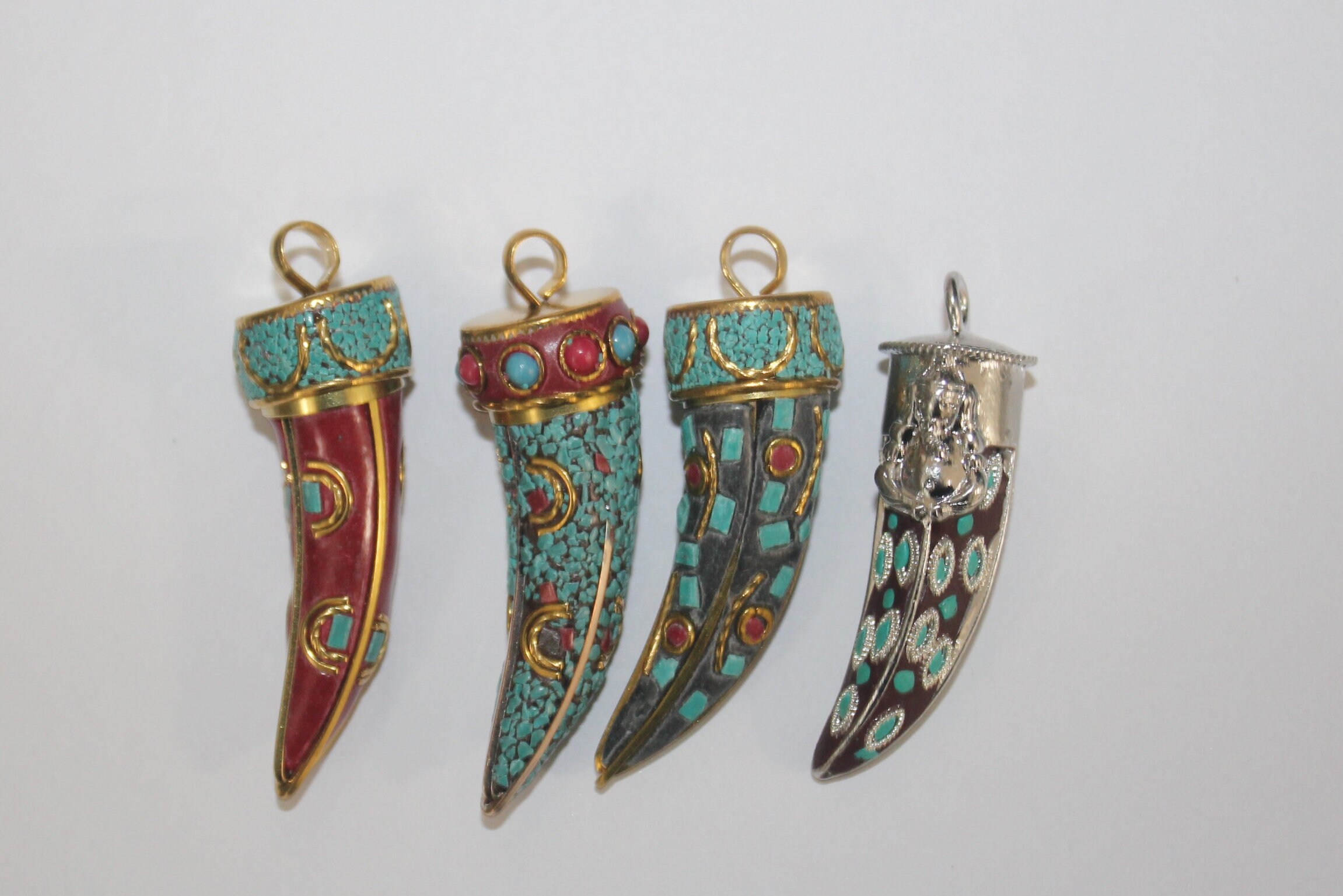 【YOURNUS】Ethnic Horn Necklace Horn Necklace, Statement Necklace, Natural Jewelry, Ethnic