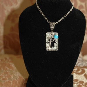 Hamsa charm necklace, Silver necklace, Judaica jewelry, hamsa charm, hamsa necklace, butterfly charm, evil eye charm necklace image 5