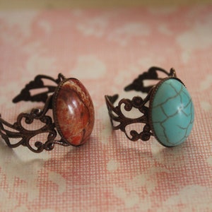 Adjustable Rings, turquoise ring, small rings, customized rings