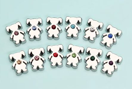 Girl/Boy Floating Locket Charms: Tiny Character Charms