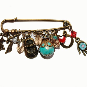 Evil Eye Baby Pin: Charm Brooch for Baby Protection
