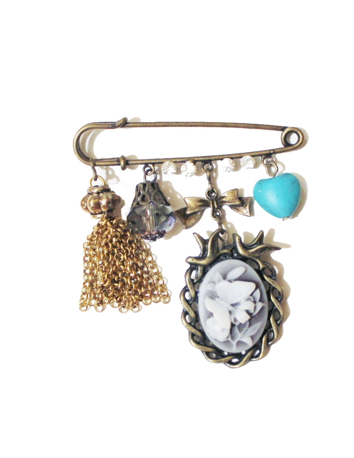 Kilt pin safety pin scarf pin customized pin personalized Etsy