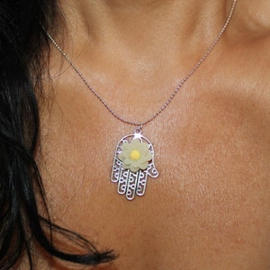 Hamsa necklace, Charm necklace, evil eye jewelry, silver necklace, hamsa charm necklace, silver hamsa