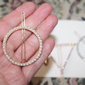 moon hair pin,bridal hair pin, bridal hair piece, hair clip, hair pin, hair accessories, decorative hair pin, round hair clip