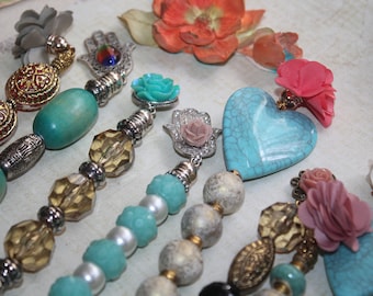 Herramienta auxiliar para hacer pulseras hechas a mano: Accesorio de joyería con pinza de cocodrilo