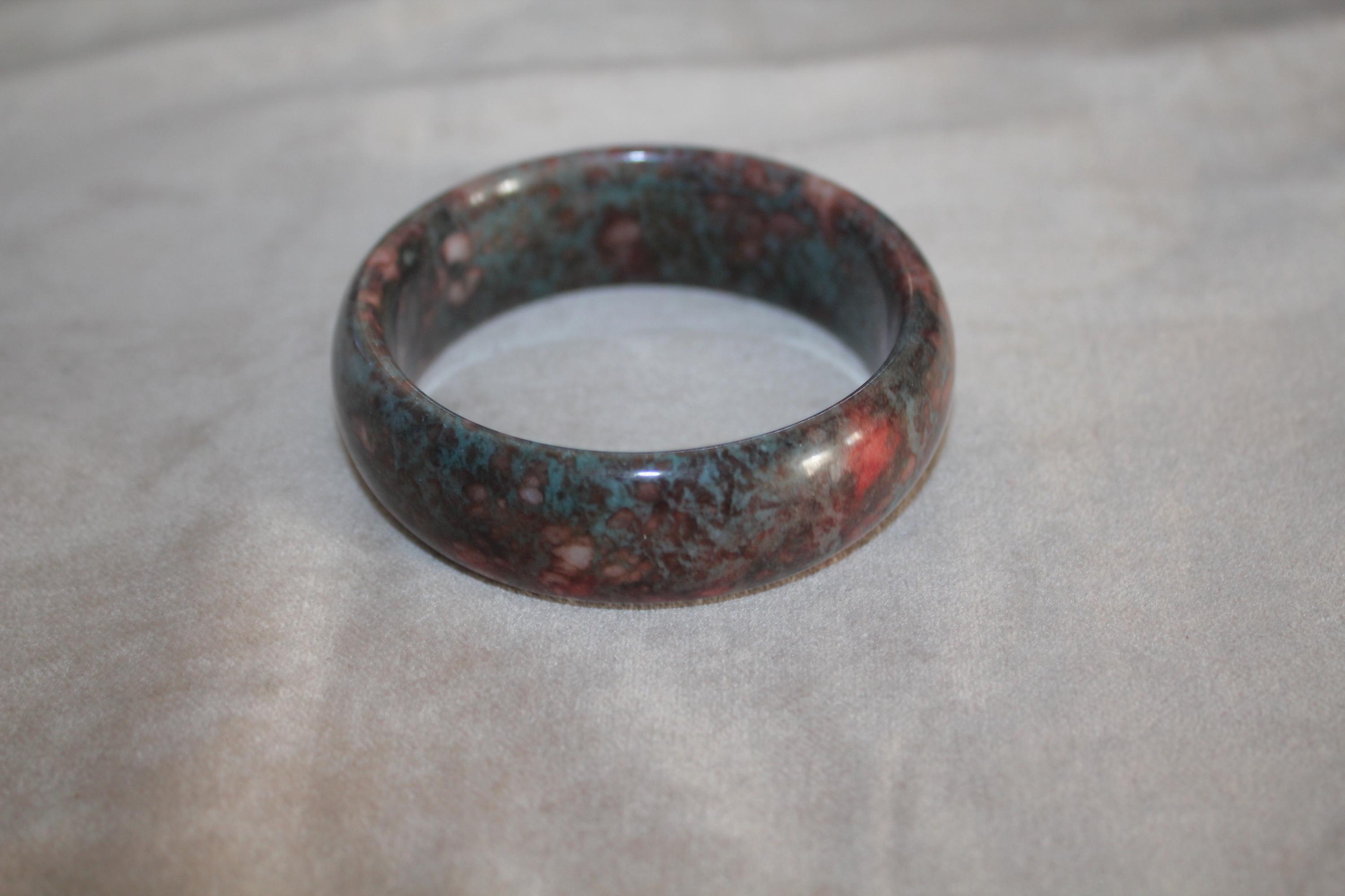 Natural Turquoise Bangle Bracelet: Stone & Jade, Wide Bracelet - Etsy